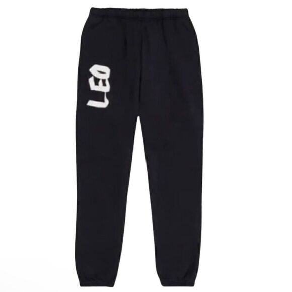 Good American Oversized Black LeoSweatpants(Size 1Small)